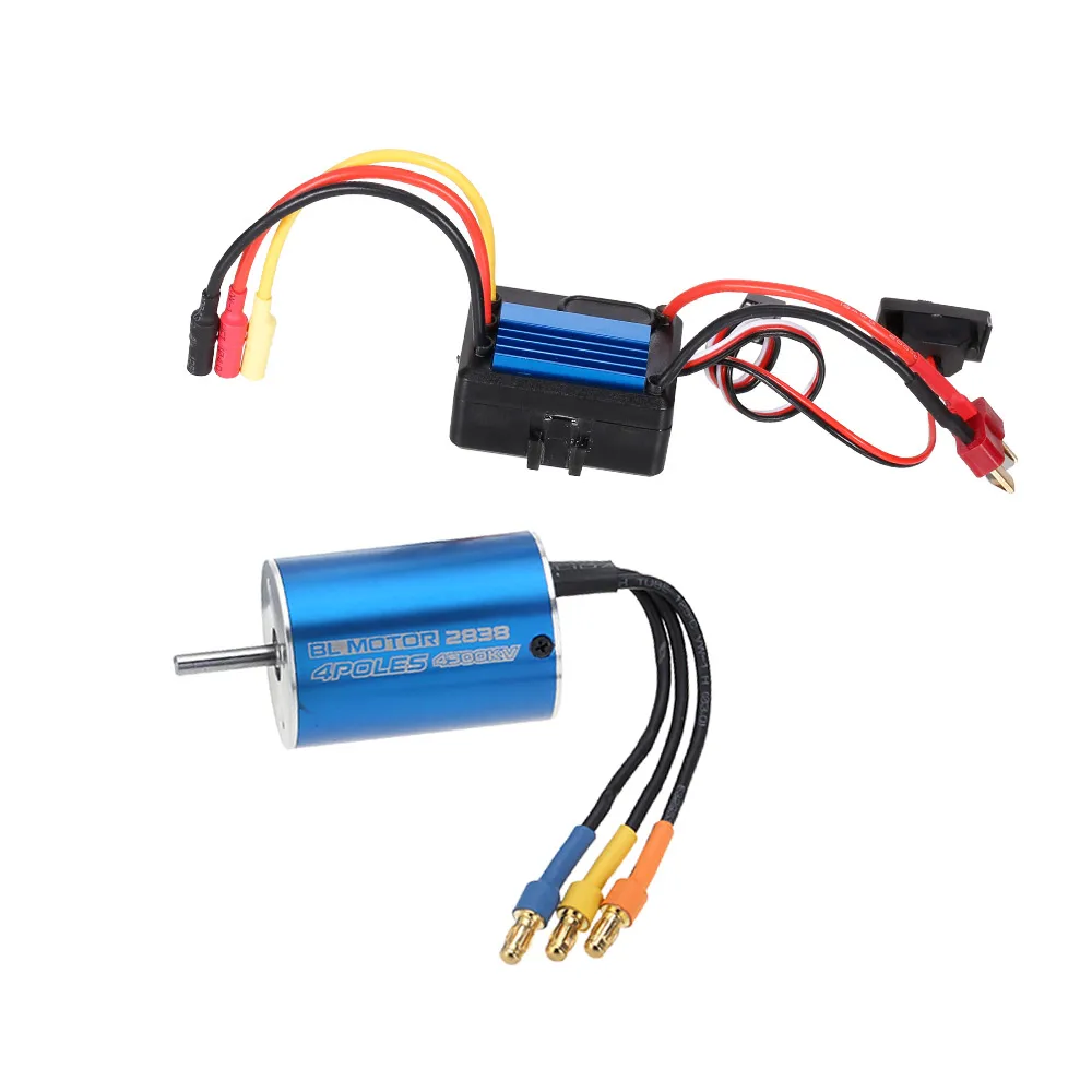 2838 3600KV 4500KV 2435 4800KV 4P Бессенсорный бесщеточный двигатель & 25A 35A ESC электронный