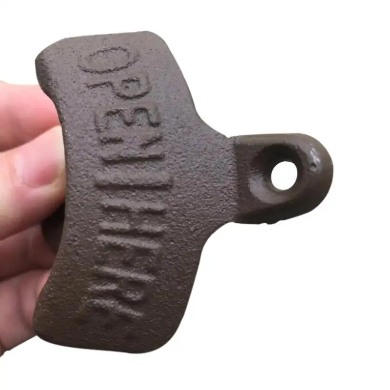 Открывать здесь открывалка для бутылок креативного дизайна настенная Ретро