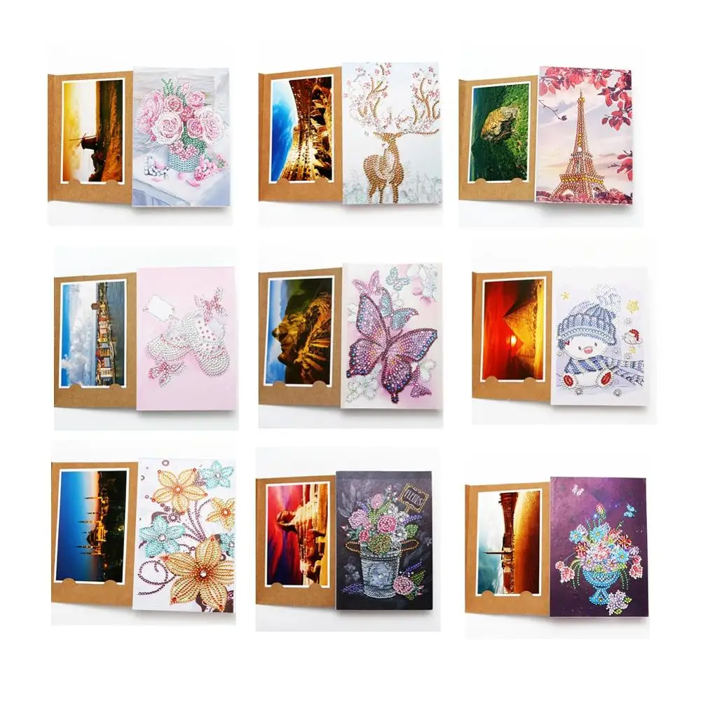 3D сделай сам алмазная живопись фотоальбом вышивка мозаика рождественские