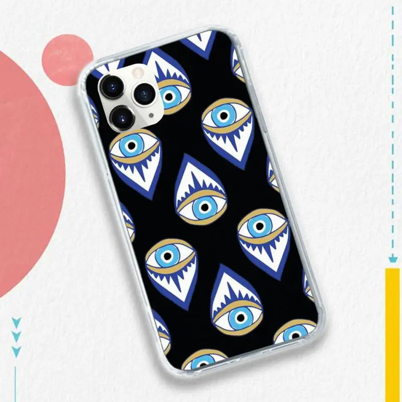 

Evil eye Phone Case for iPhone 11 12 pro XS MAX 8 7 6 6S Plus X 5S SE 2020 XR