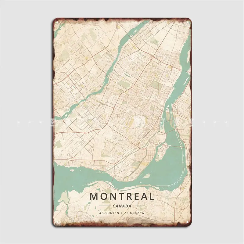 

Монреаль, Канада, металлический знак, таблички, клуб, дизайнерский, клубный бар, жестяной знак, плакат