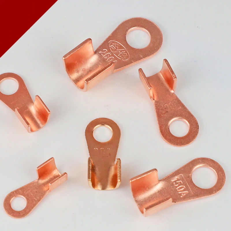 100 шт. Медный Круглый Соединительный клеммный провод голый соединитель