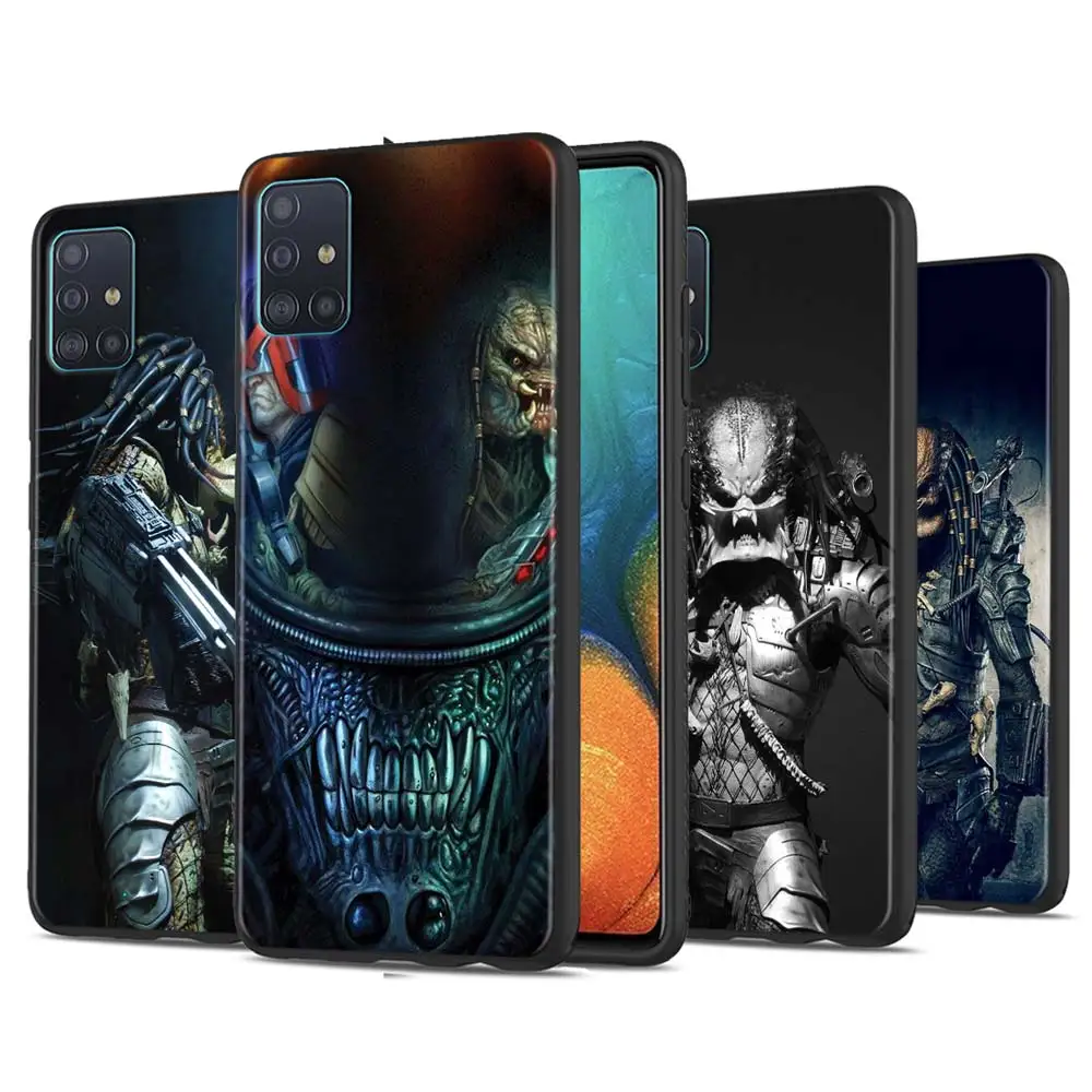 

Alien Predator Phone Case For Samsung Galaxy A72 A32 A42 A91 A71 A51 A41 A31 A21 Soft Cover Black Capa TPU Back