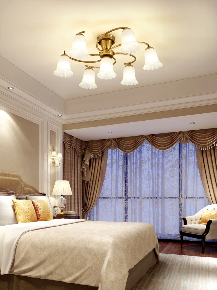 FSS современный романтичный потолочный светильник в форме цветка светодиодный