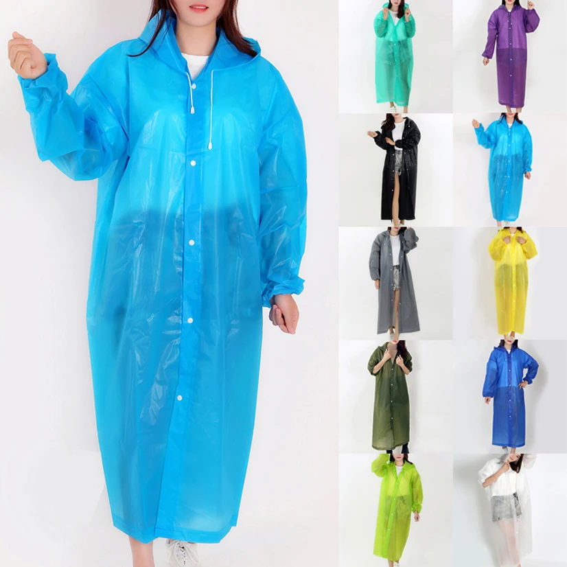 

Womens Rain Coat Waterproof Raincoat Camping Hiking Man Poncho Adult Hood Motorcycle Raincoat for Bicycle Outdoor Rain Cover