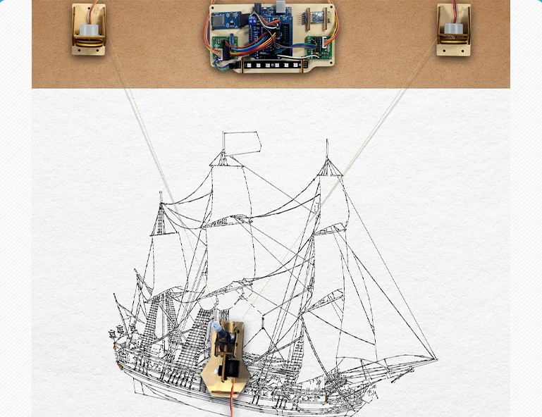 

Тяговая линия Рисование рисунок робот-производитель проект комплект настенный художник