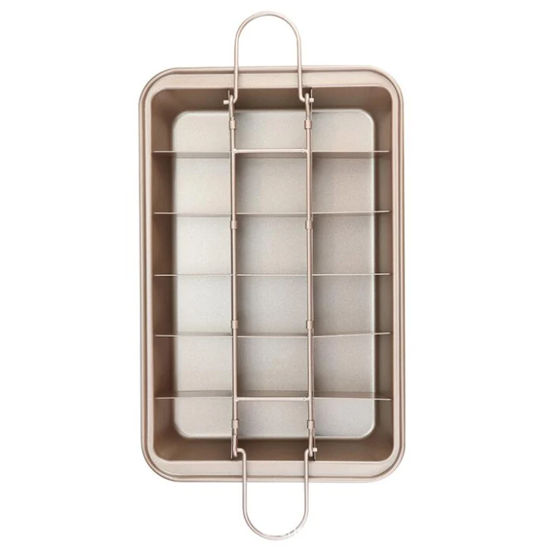 

Brownie Pan Grilled Brownie Pan Cake Bread Thickened Non Stick Baking Coating Mold Baking Tools For Cakes