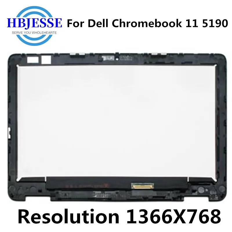 Светодиодный ЖК-дисплей диагональю 11 6 дюйма с рамкой для Dell Chromebook 5190 P28T 2 в 1 |