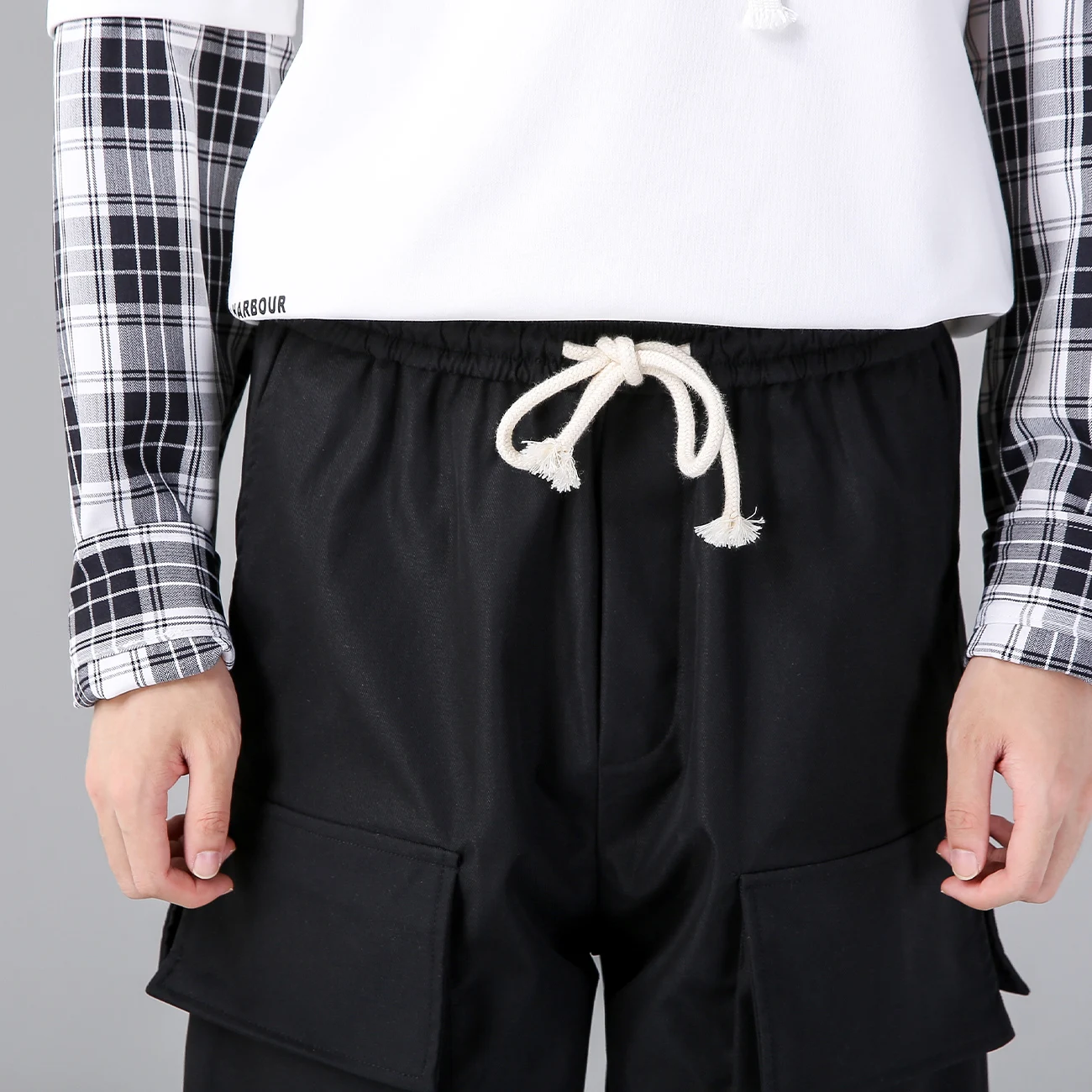 

11 BYBB'S DARK Hip Hop Cargo Pants Men Harajuku Pockets Streetwear Sweatpants Joggers Men Trousers Techwear Harem Pants 2021SS