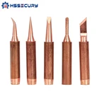 5 шт., наконечники для паяльника 900M-T-K, из чистой меди