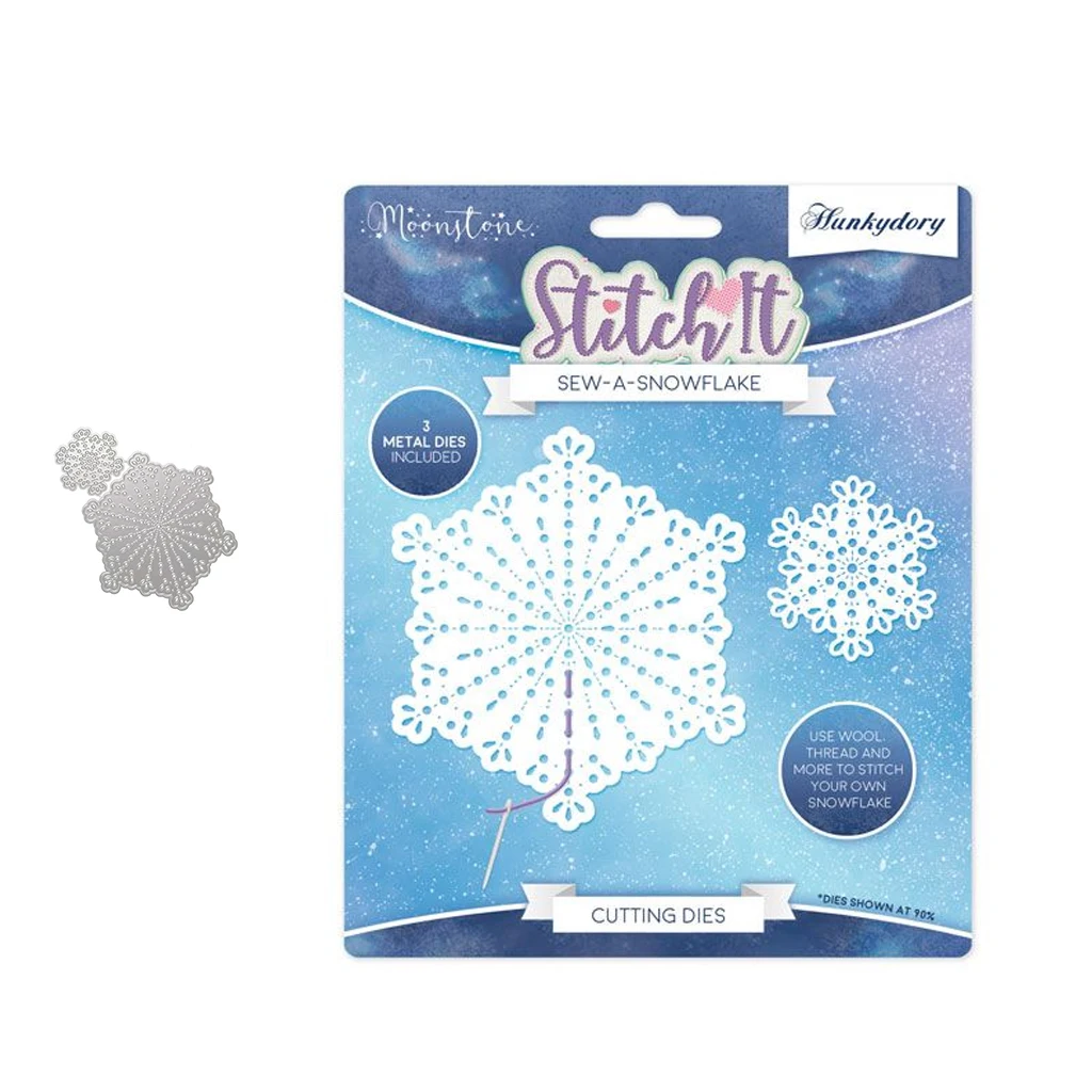 

2021 New Arrival Snowflakes Metal Cutting Dies Craft for Scrapbooking Handmade Knife Mould Blade Punch Stencils Model Template