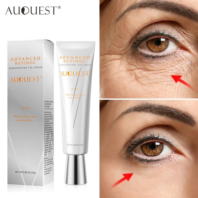 

AUQUEST Retinol Eye Cream Anti-wrinkle Fine Lines Dark Circle Remove Essence Brightening Moisturizing Anti Eye Bag Beauty Health