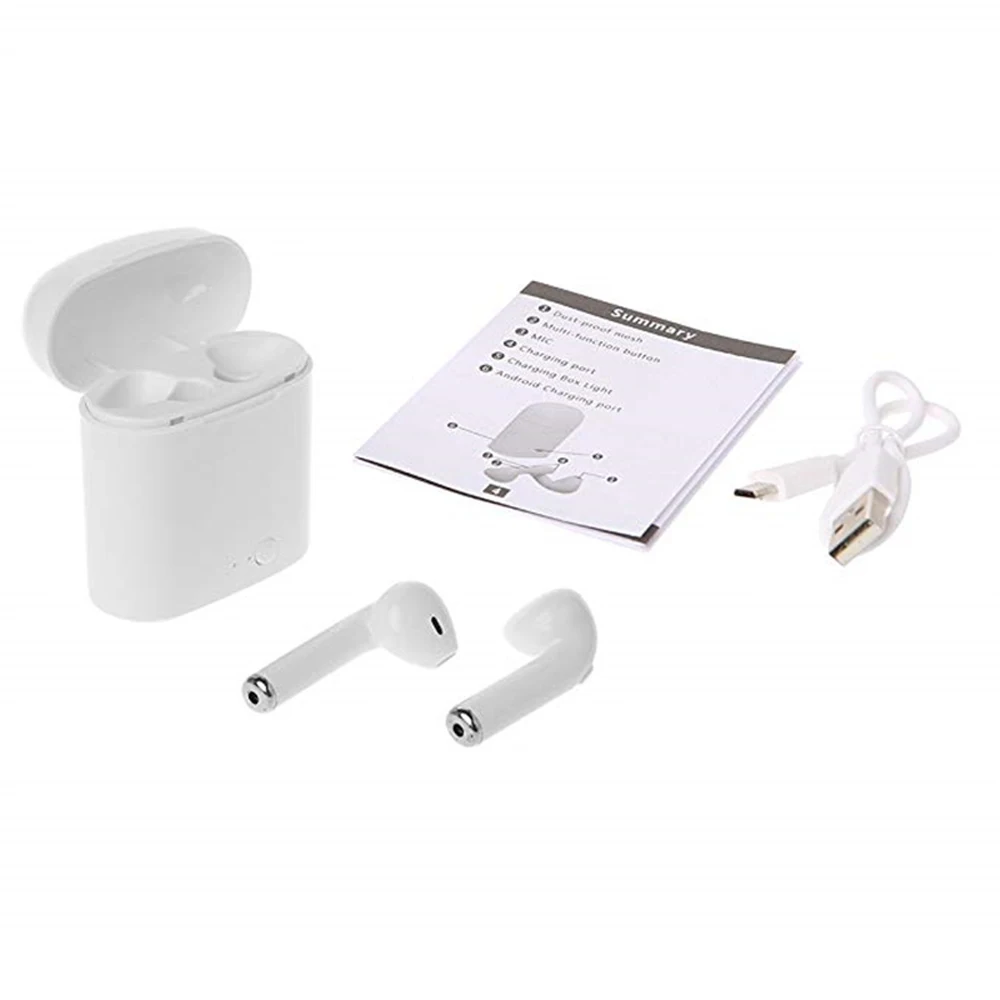 

Wireless Bluetooth earphone true stereo binaural sports earphone with charging chamber