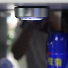 1 Нажмите, чтобы осветить 3 светодисветодиодный, круговая кнопка для аккумуляторного ящика, светильник для крана, светильник для шкафа, углосветильник светильник для ящика, белый свет, 0,3 Вт