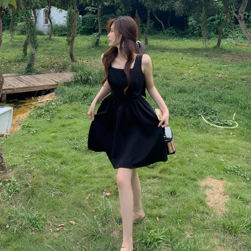 Платье женское с большим бантом на спине милый пикантный элегантный