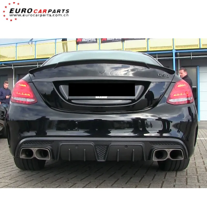 Спойлер C63 coupe для C-class W205 2014-2012 года до B-style спойлер из углеродного волокна C63s |