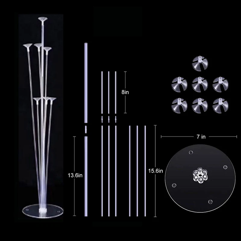 Подставка для воздушных шаров 7 трубок подставка на день