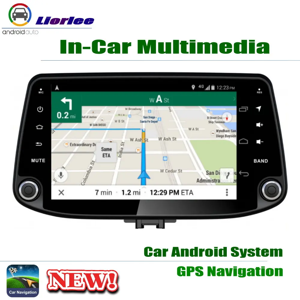 New version For Hyundai Elantra GT 2018 2019 Android System 9" HD IPS LCD Screen Head Unit GPS Radio Player Navi Multimedia |