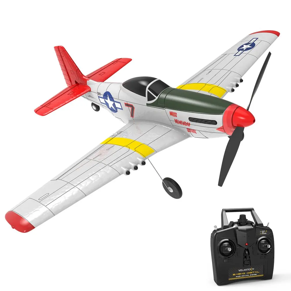 

Electric RC Aircraft P51D 4CH RTF Remote Control Aircraft RC Airplane RTF Drone Control With Aileron One-key Aerobatic