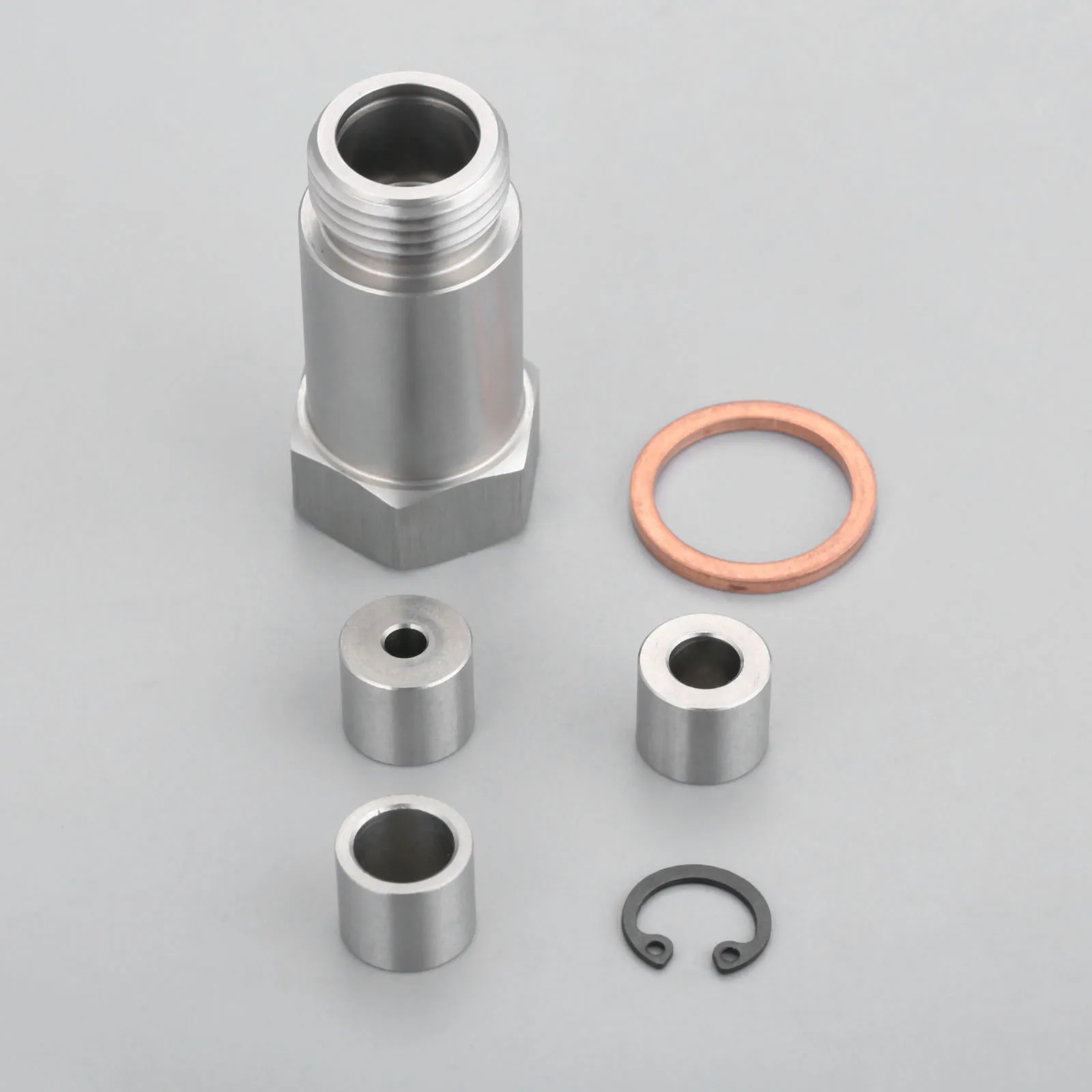 Oxygen Sensor Lambda O2 M18 x1.5 Threaded Extension Extender Spacer Exhaust Restrictor Fitting Adjustable Gas Flow Inserts kits |
