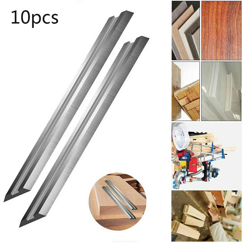 10Pcs 82mm Wood Planer Blade High Speed Steel Reversible Electric Knife For Woodworking Machinery Parts 82 X 5.5 1.1mm - купить по