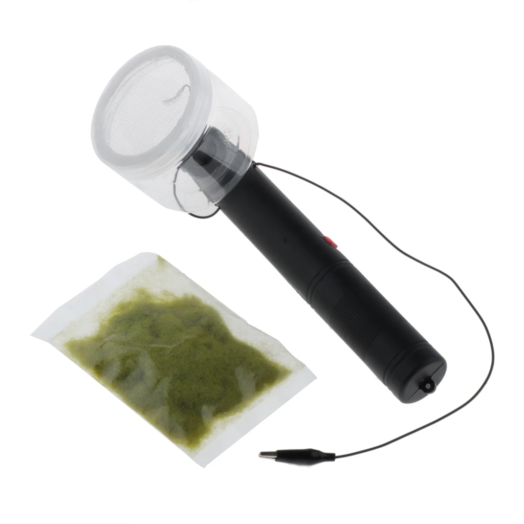 Aplicador port&aacute;til para m&aacute;quina de flocado de c&eacute;sped, herramienta para hacer Flocado de c&eacute;sped para plantas-2