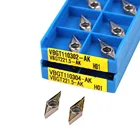 VBGT110302-AK VBGT110304-AK H01 VBGT110308-AK H01 точение инструменты Алюминий Токарные вставки ЧПУ токарные станки карбид лезвия
