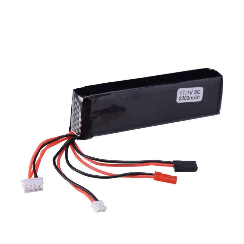 11 1 V 2200MAh 8C RC передатчик Lipo батарея для 7 10 12E DEVO F12E JST JR штекер Futaba передатчик|Детали