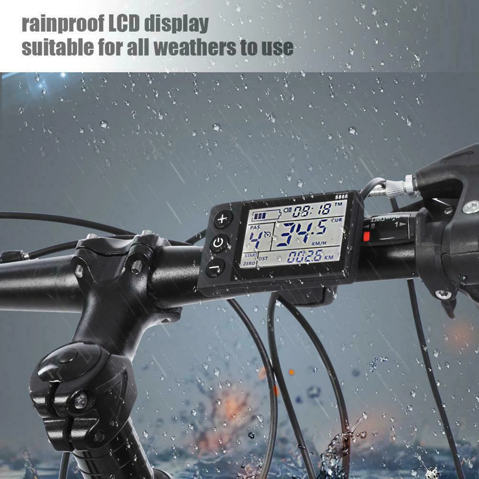 

24V/36V/48V E-Bike Display Control Panel for Electric Bicycle Controller Conversion Part