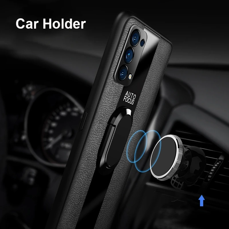 luxury leather phone case for realme gt neo 2 2t flash master explorer narzo 30 5g ring cover case for realme q2 q3 pro carnival free global shipping