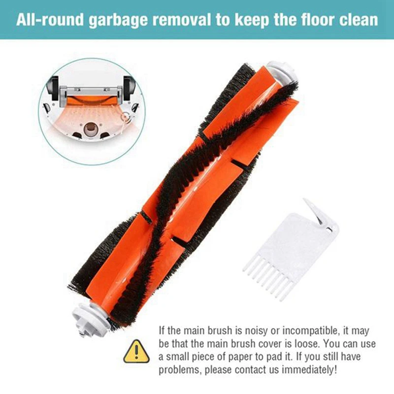 

Main Brush+Side Brush + HEPA Filter Suitable for Xiaomi Vacuum 2 Roborock S50 for Xiaomi Roborock Mi Robot Parts Filters