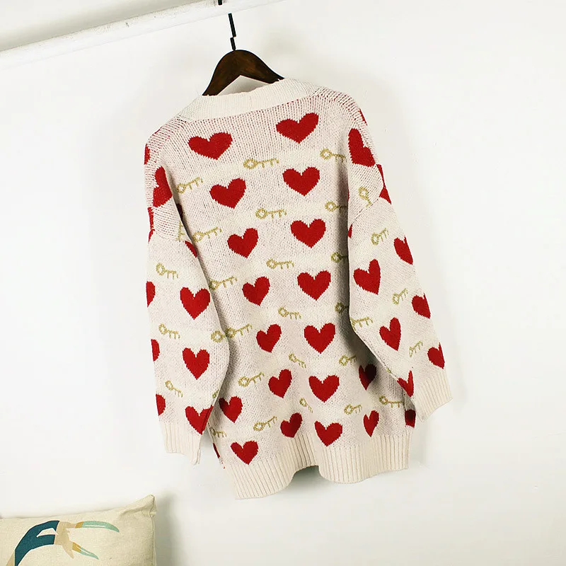 Свитер для женщин осень 2019 Элегантные вязаные кофточки с рисунком в виде