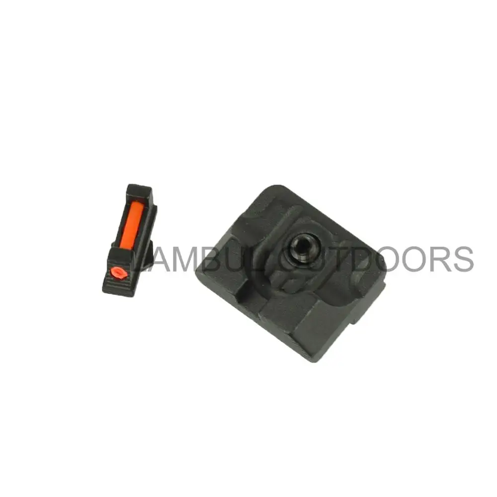 Красный зеленый волоконно оптический передний вид/задний боевой Глок скользящий