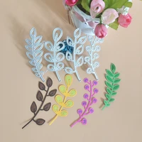 new 4 exquisite leaves cutting dies diy scrapbook embossed card making photo album decoration handmade craft