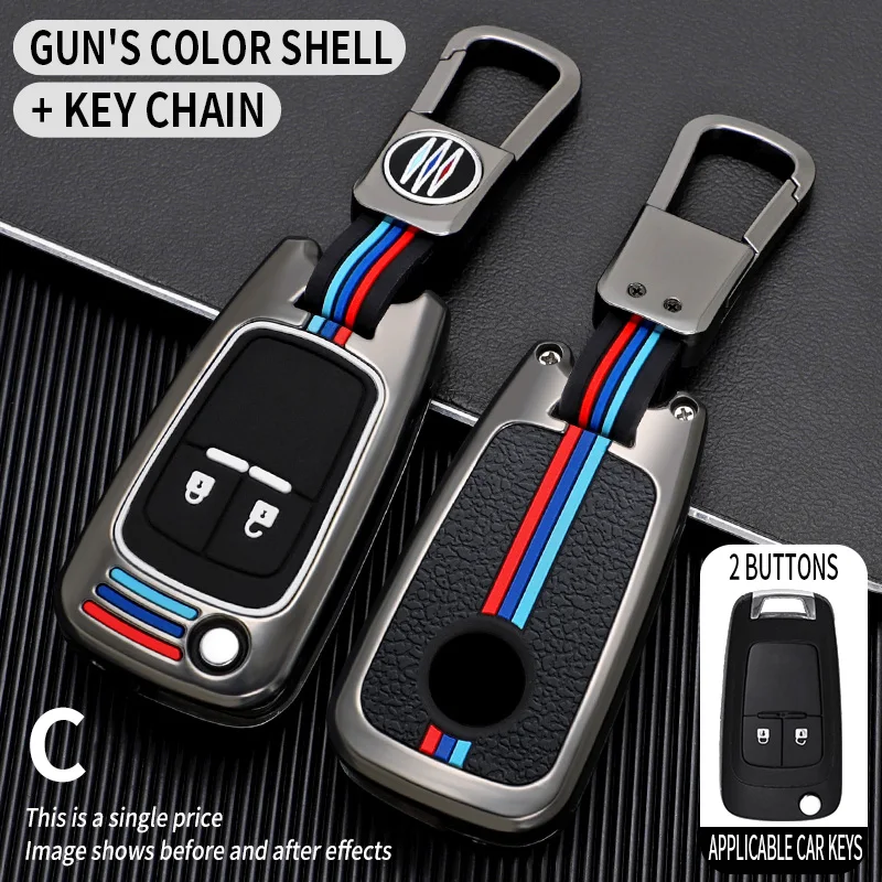 

Car key Cover for Chevrolet Cruze Aveo Lova Epica Opel VAUXHALL Astra Corsa Antara Meriva Insignia Zafira C Mokka Karl keychain