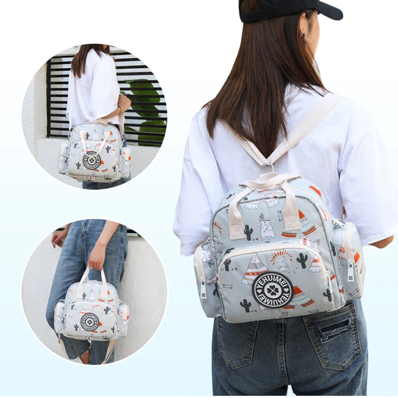 

Educhild Diaper Bag Mummy Maternity Bags Baby Nappy Changing Waterproof Backpack For Moms Travel Women Bag Stroller Organizer