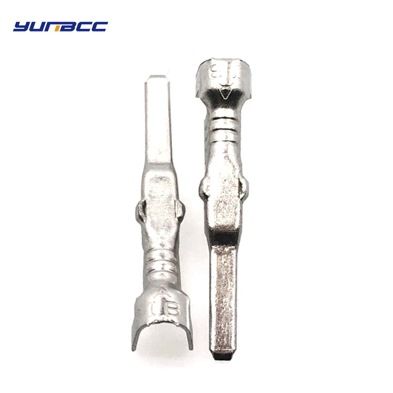 50 шт. мужской или женский латунный предварительно оловянный обжимной зажим 171662-1 171661-1 для TE Tyco ecoonoseal III Denso разъемы