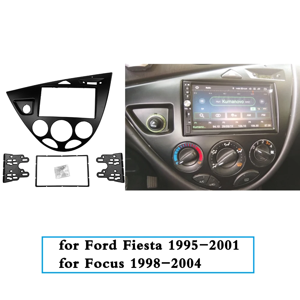 Двойная рация 2 Din для Ford Fiesta 1995-2001 Focus MK1 комплекты приборной панели стереопанель