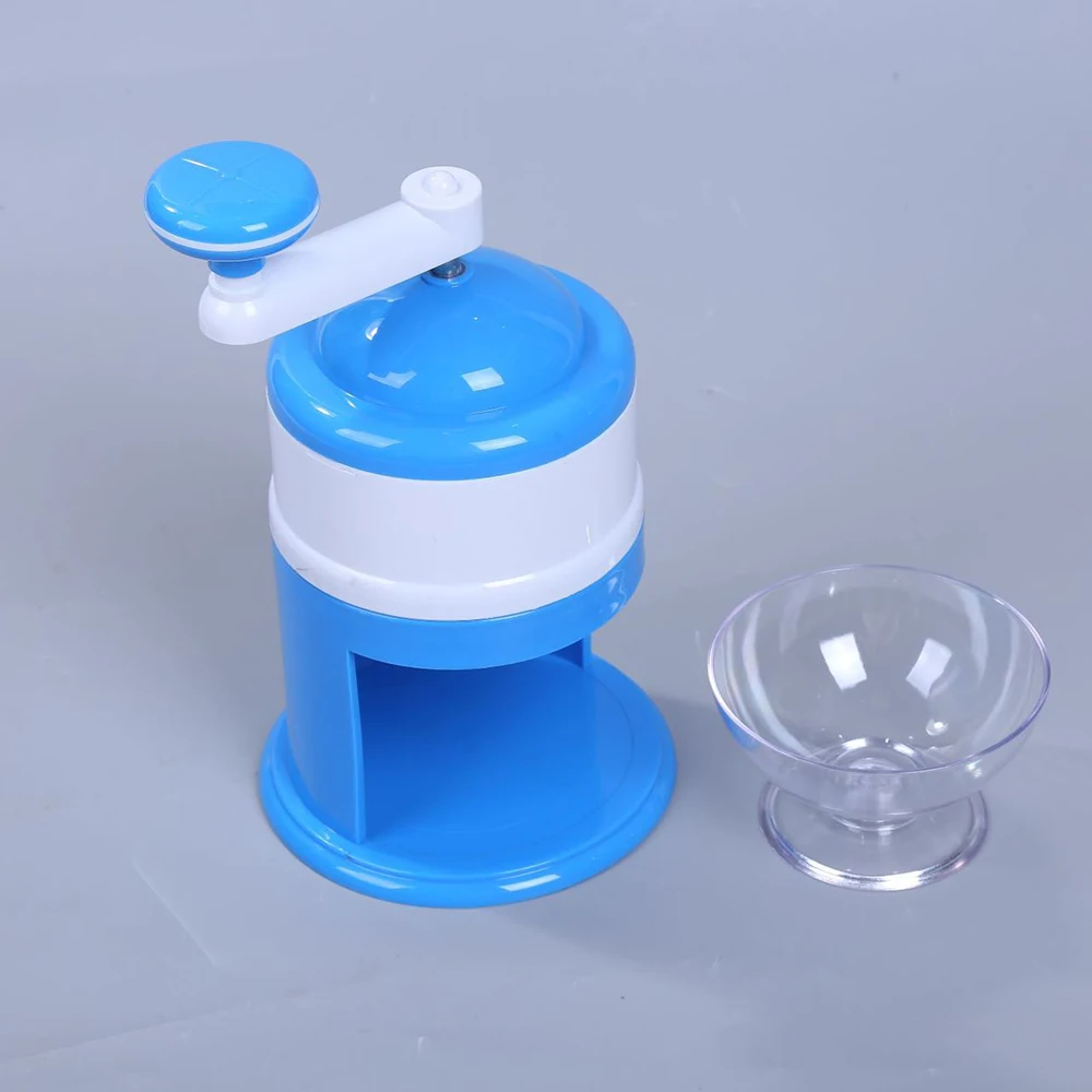 

DIY Handle Ice Crusher Manual Multifunction Portable Ice slush Maker home Snow Cone Smoothie Ice Block Making Machine Ice Shaver