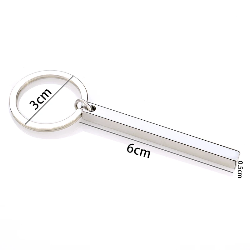 Nothing Is Impossible Inspirational Quote Keychain Letters Engraved Stainless Steel Car Key Chain Ring Accessories Gifts | Украшения и