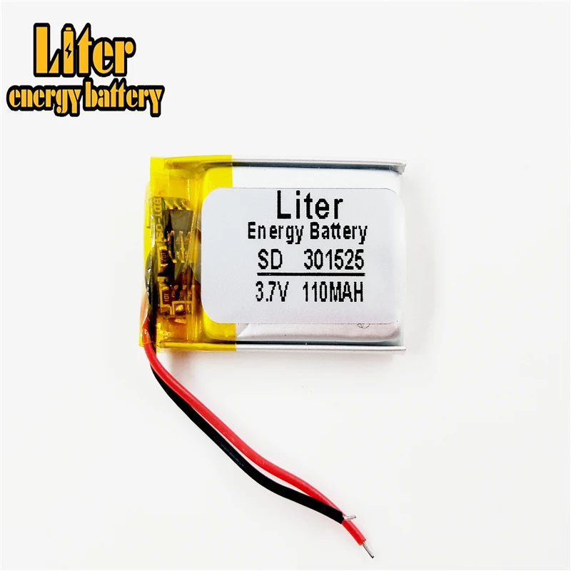 

3,7 V литий-полимерная батарея 031525 301525 110 мАч MP3 MP4 Bluetooth гарнитура