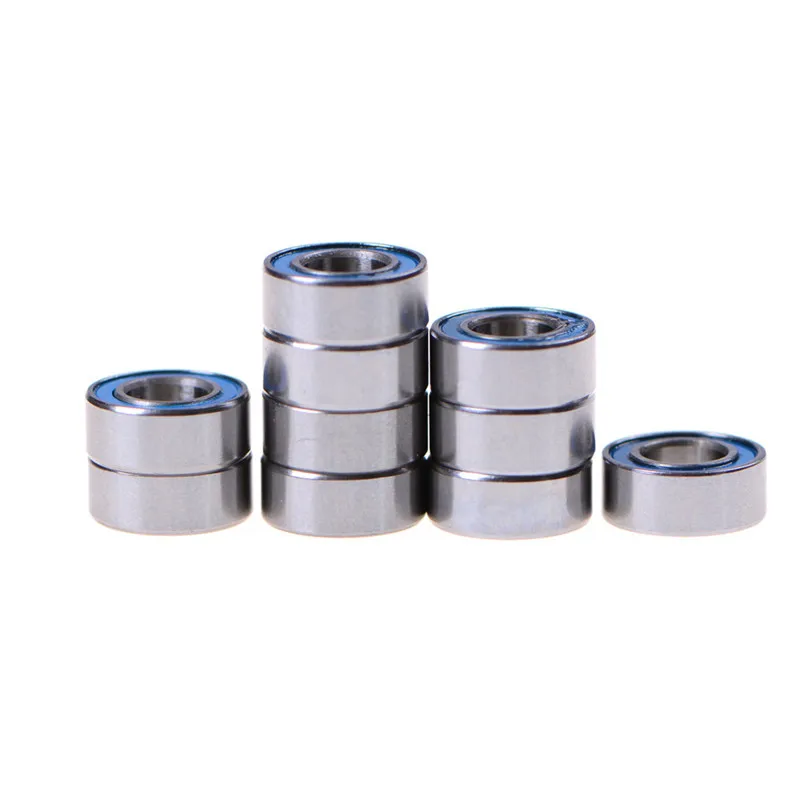

10pcs MR105-2RS Rubber Sealed Ball Bearing Miniature Bearing 5 x 10 x 4mm Blue