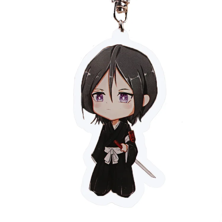 

BLEACH Fashion Anime Acrylic Key Chains Cartoon Keyring Car Keychain Pendant Keyholder Unisex Birthday Gifts NEW