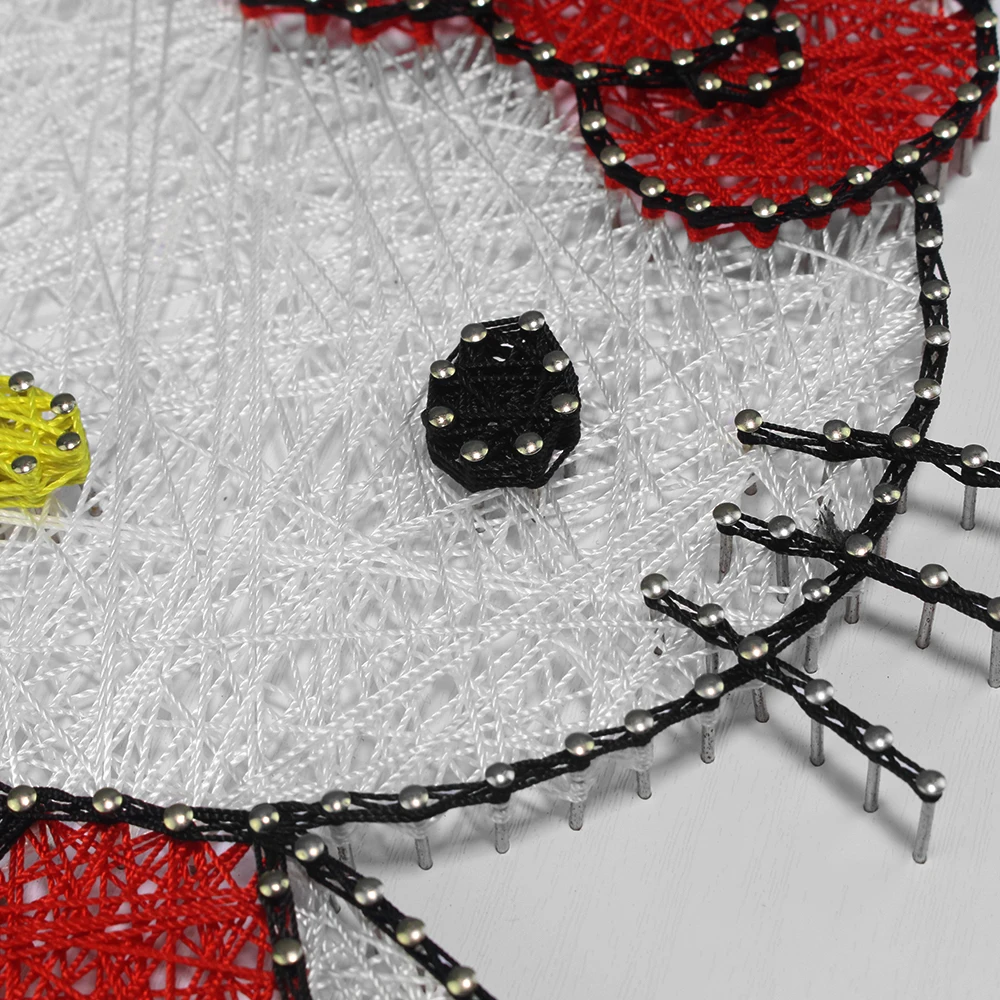 3D yarn painting String drawing Art decompression parent-child DIY handmade material package Children's gift hellokitty | Дом и сад