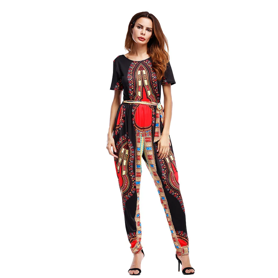 Африканская одежда Дашики платья новое поступление хлопок полиэстер Женщины 2017