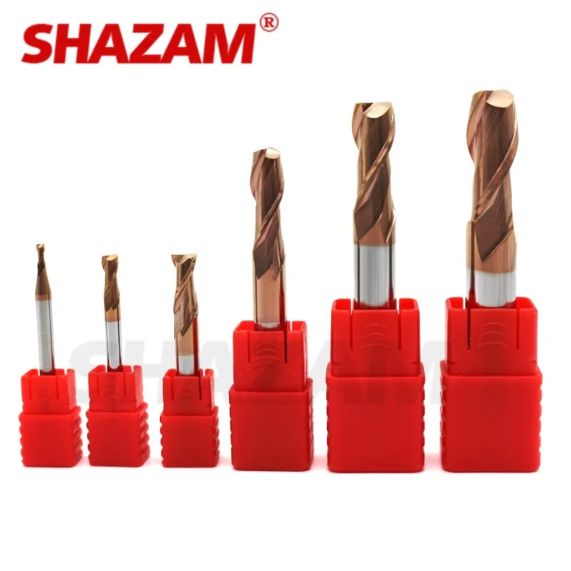 Фреза HRC55 инструмент из вольфрамовой стали с покрытием сплава 2 лезвия торцевые