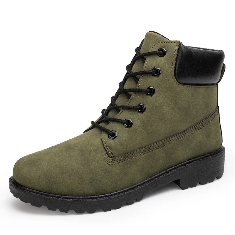 Мужские ботинки плюшевая теплая зимняя обувь мужские Ботинки martin Мужская зимние