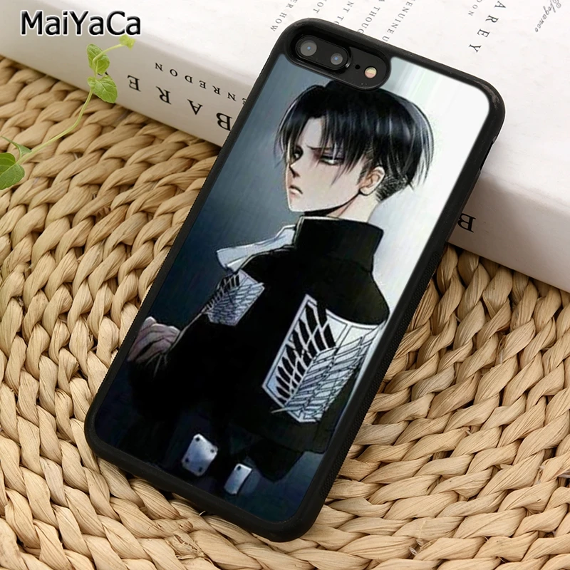 MaiYaCa атака на Титанов Леви Эрен Армин Микаса чехол для телефона iPhone X XR XS 11 12 Pro MAX 5 6