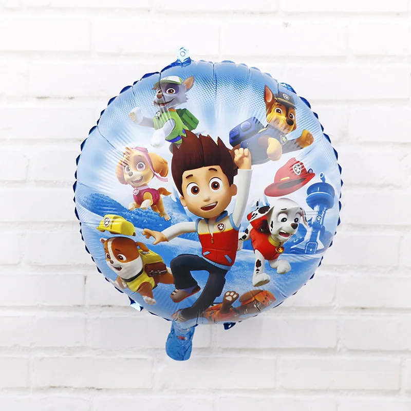 3D наклейки на стену Happy Paw Patrol украшение день рождения для детей игрушки шар