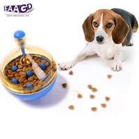 1pcs interactive pet dog treat dispensing food feeder cat puppy tumbler leakage ball funny toys